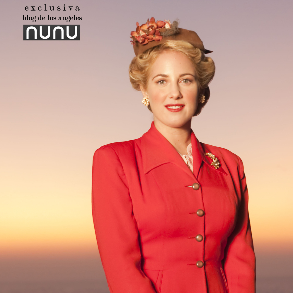 Fotos inéditas de Theodora de Grecia caracterizada de los años cuarenta durante el rodaje de El Gran Pequeño.