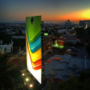 Vista de Sunset Boulevard desde el Chateau Marmont en West Hollywood
